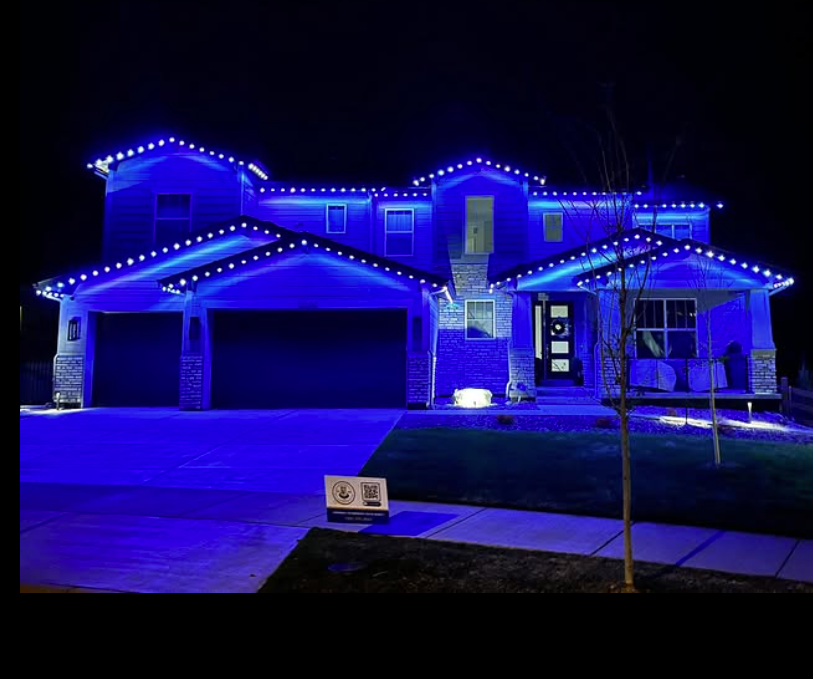 completed home in sacramento with christmas lighting by santas lights