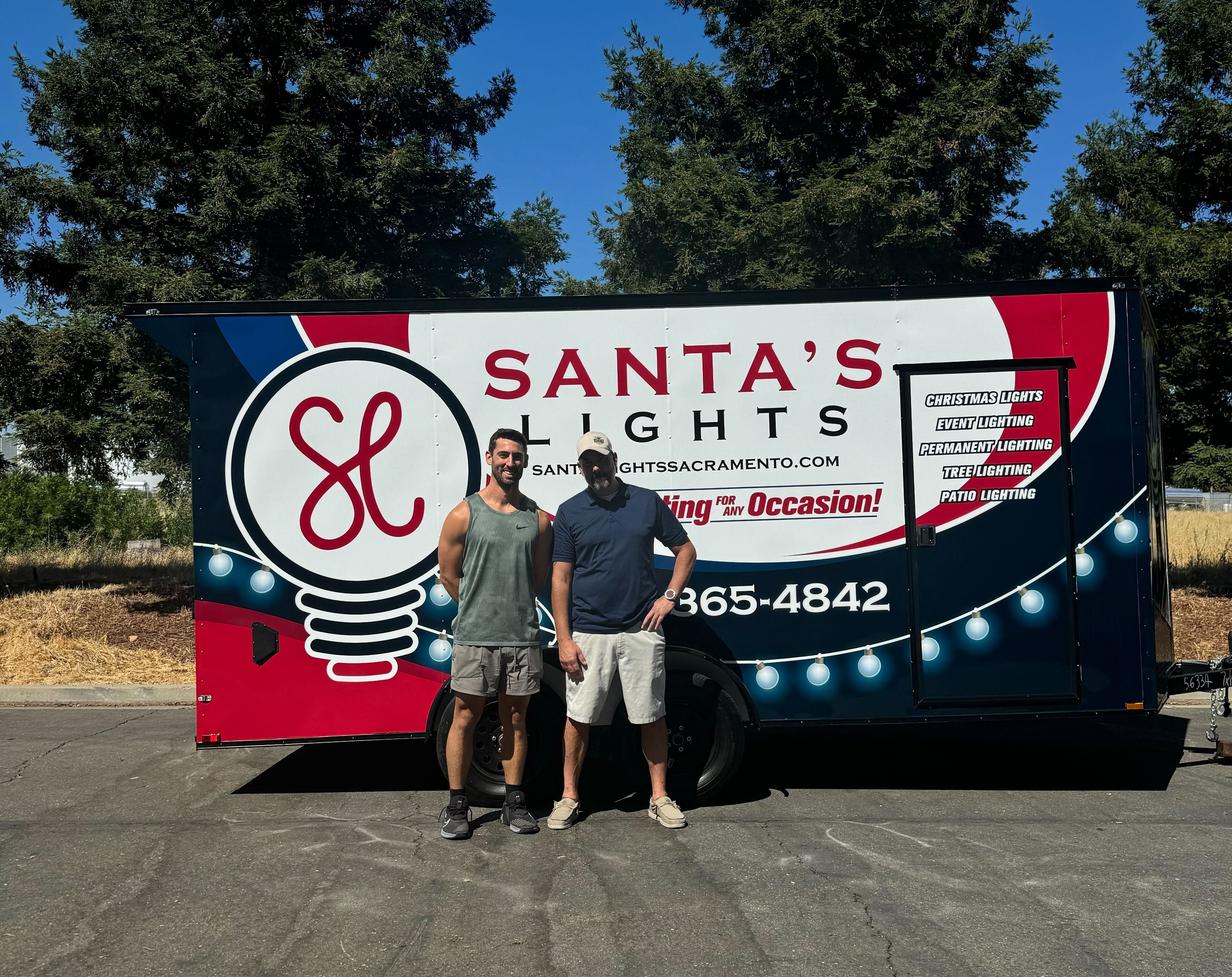 Santa's Lights trailer