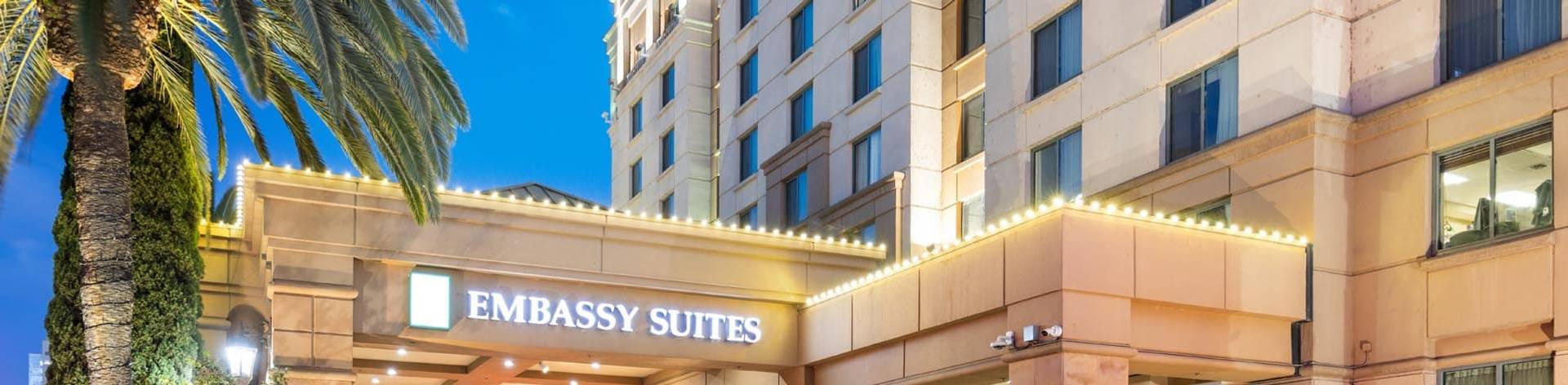 commercial christmas lights on a building